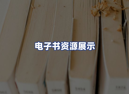 电子书资源展示